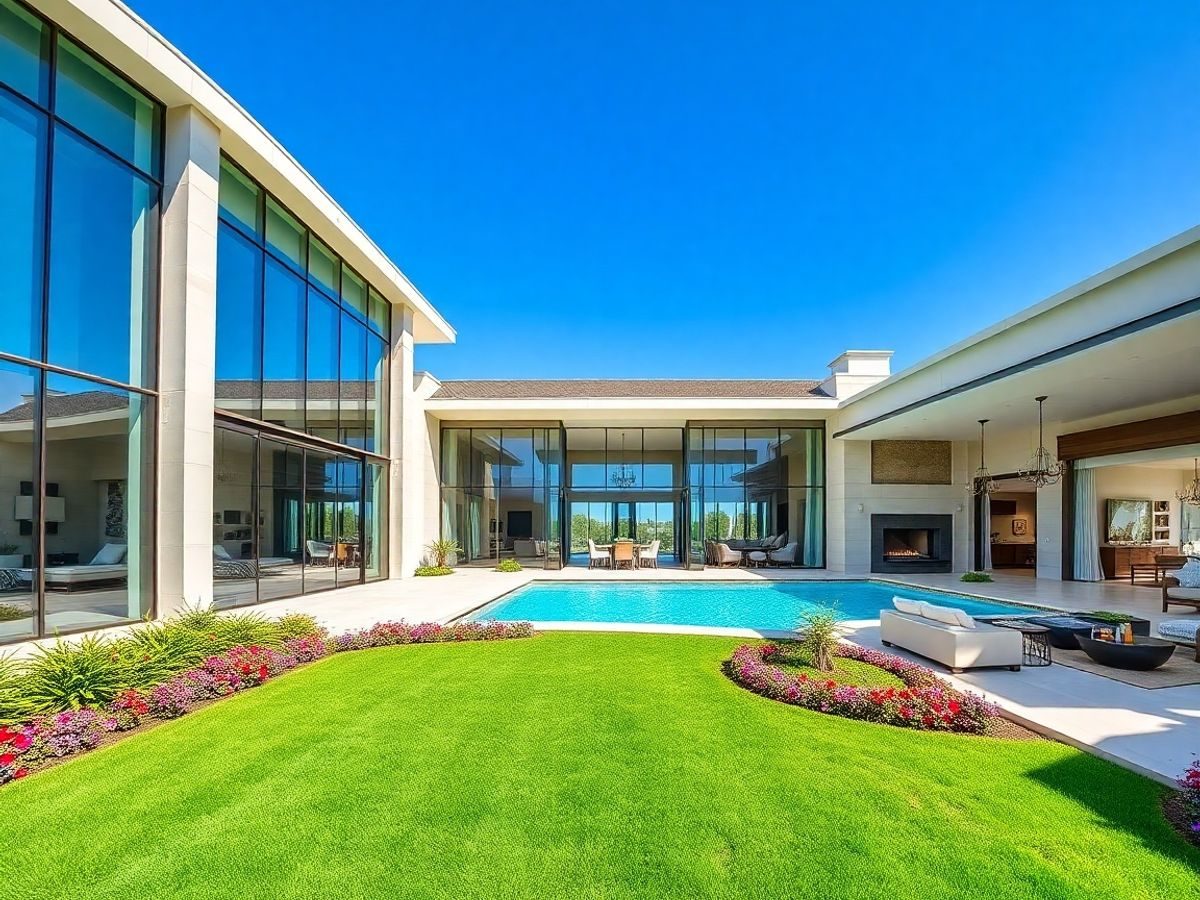 Casa de lux, design interior modern.