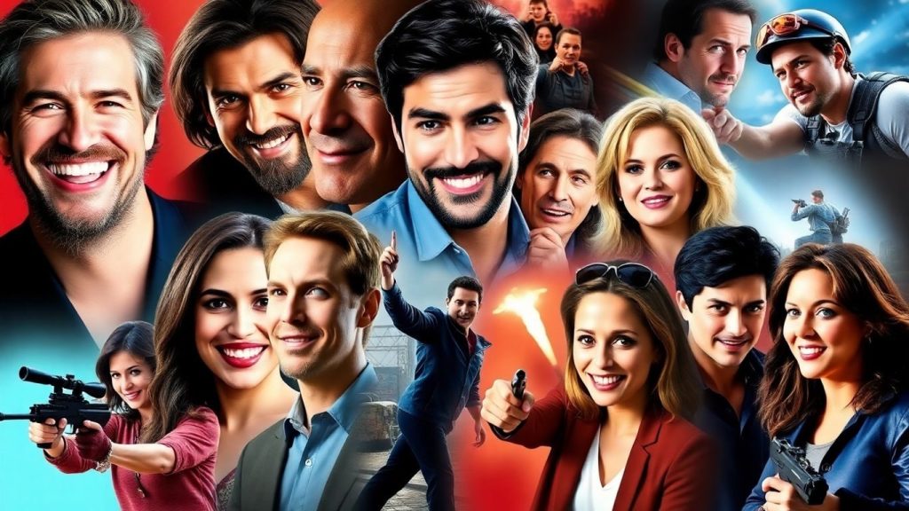 Actori populari din filme de succes