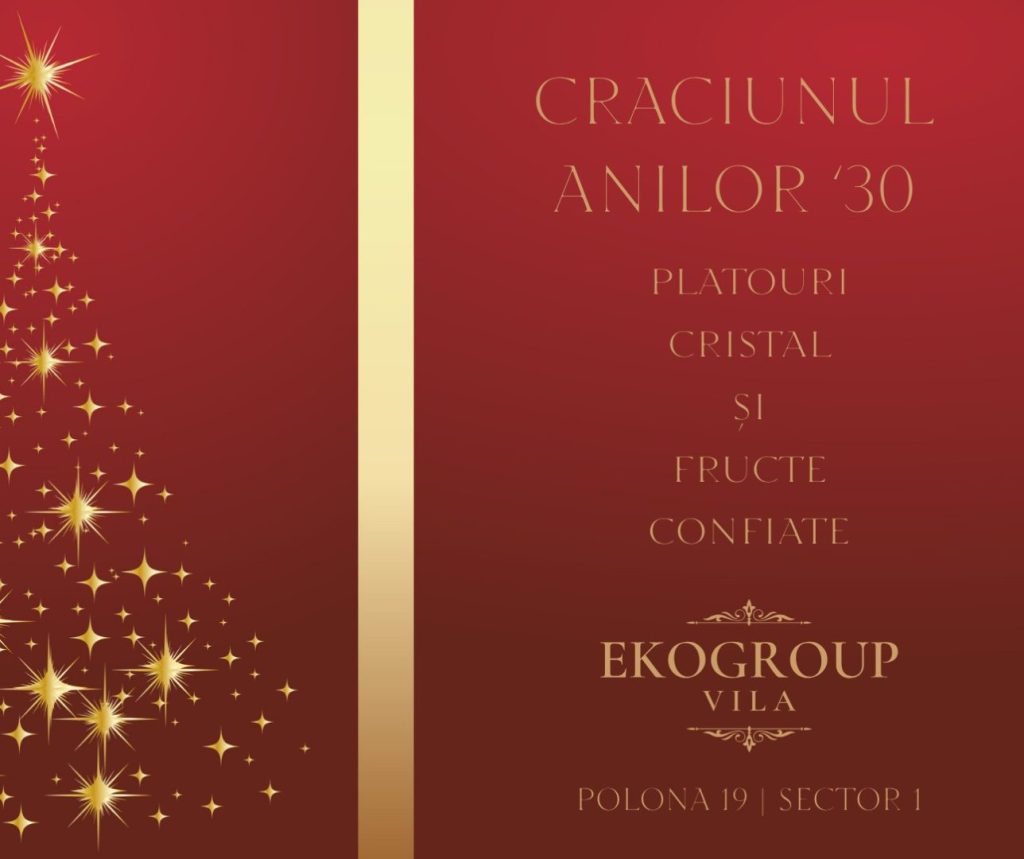 Eko Group Vila: O Călătorie în Eleganța Crăciunului Anilor '30 1 Eko Group Vila: O Călătorie în Eleganța Crăciunului Anilor '30