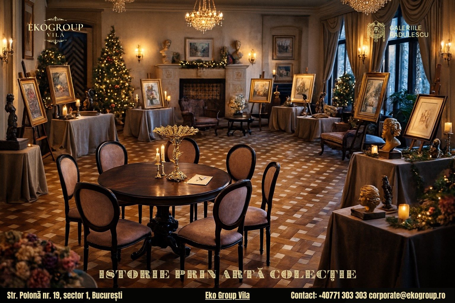 Istoria Crăciunului văzută prin farmecul deceniului al treilea la Eko Group Vila