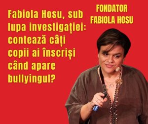 Fabiola Hosu, sub lupa investigației: contează câți copii ai înscriși când apare bullyingul?